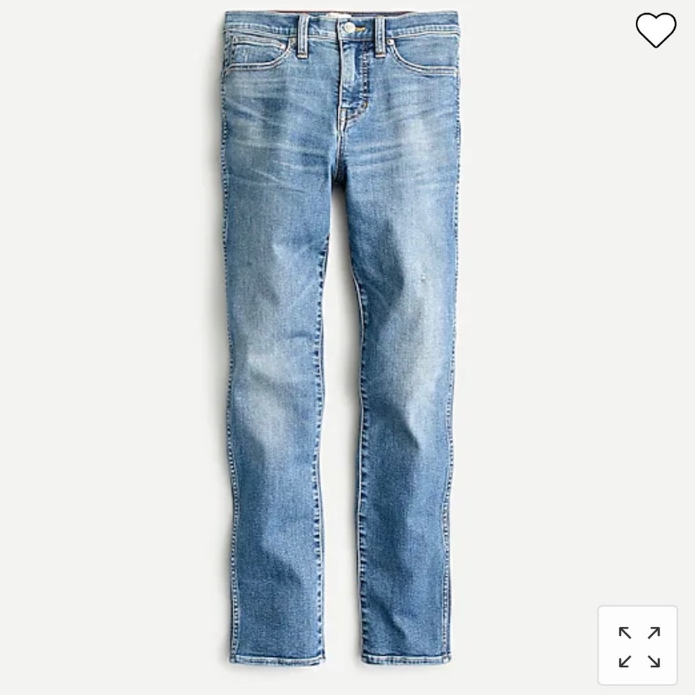 J. Crew 10" vintage straight jean in Stratford wash